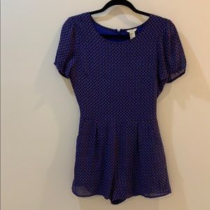 Forever 21 Printed Romper